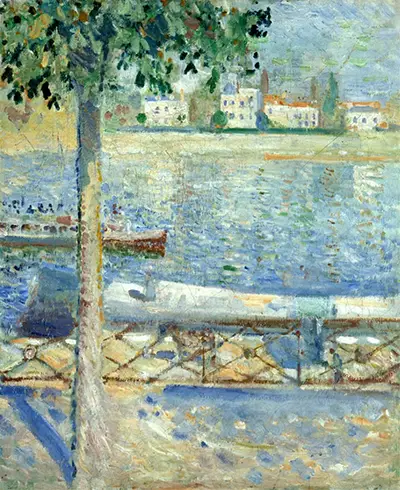 The Seine at Saint-Cloud Edvard Munch